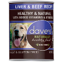Daves Naturally Healthy Liver & Beef Canned Dog Food 13oz 12 Case  Daves, daves, pet food, naturally health, liver, beef, Canned, Dog Food